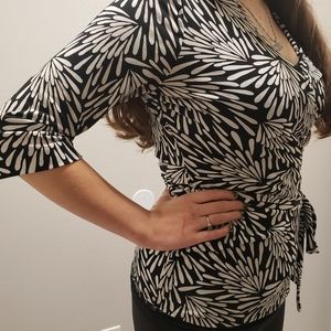 Chic wrap blouse
